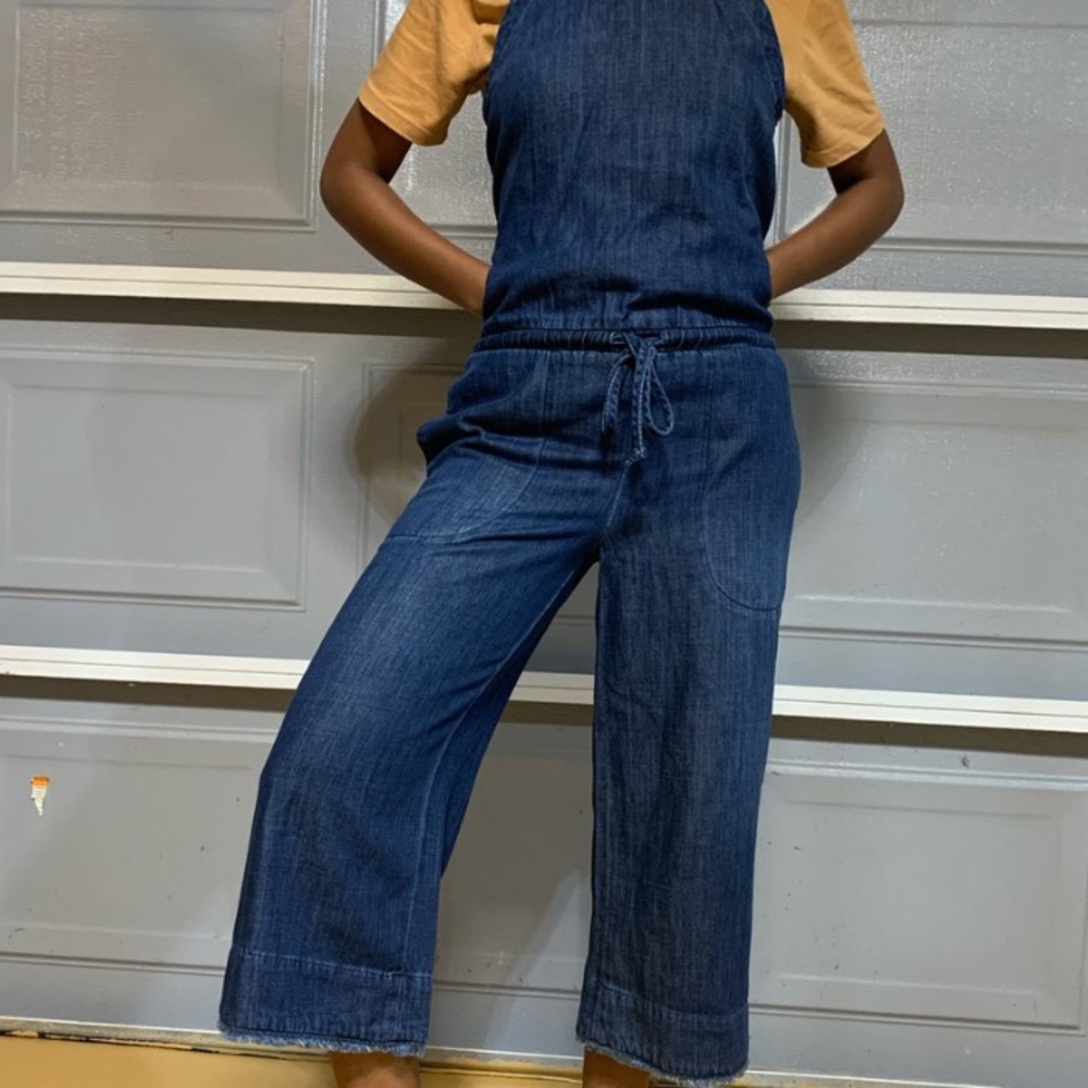 Blue overalls